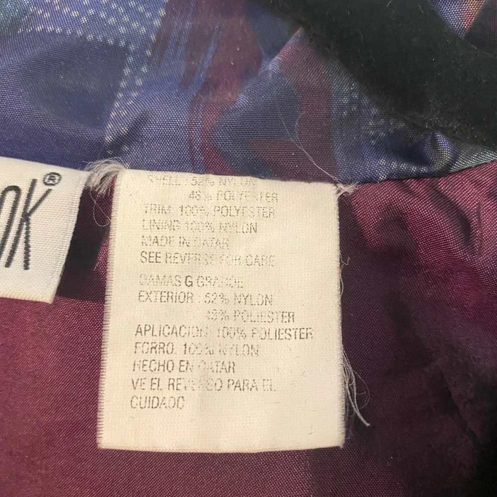 VTG 90s Dunbrooke Colorblock‎ Windbreaker Jacket Teal Purple Pink Mens XL Retro